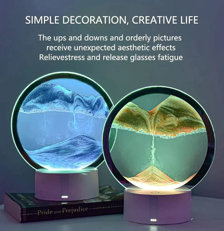 Sand Desk Lamp Sand Art Table Lamp