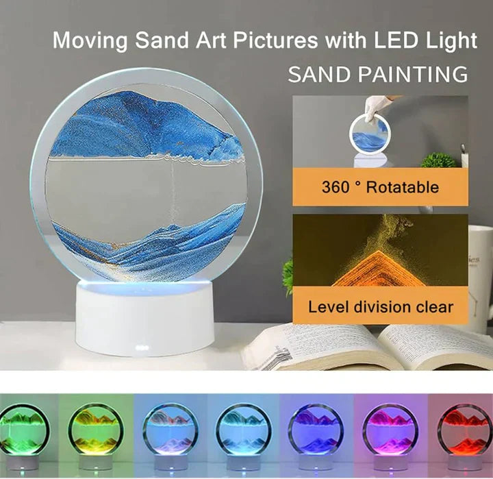 Sand Desk Lamp Sand Art Table Lamp