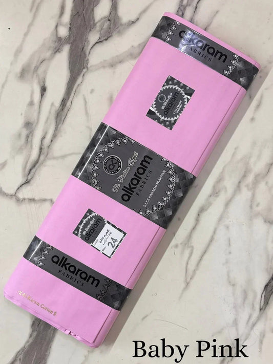 Baby Pink Al Karam Cotton