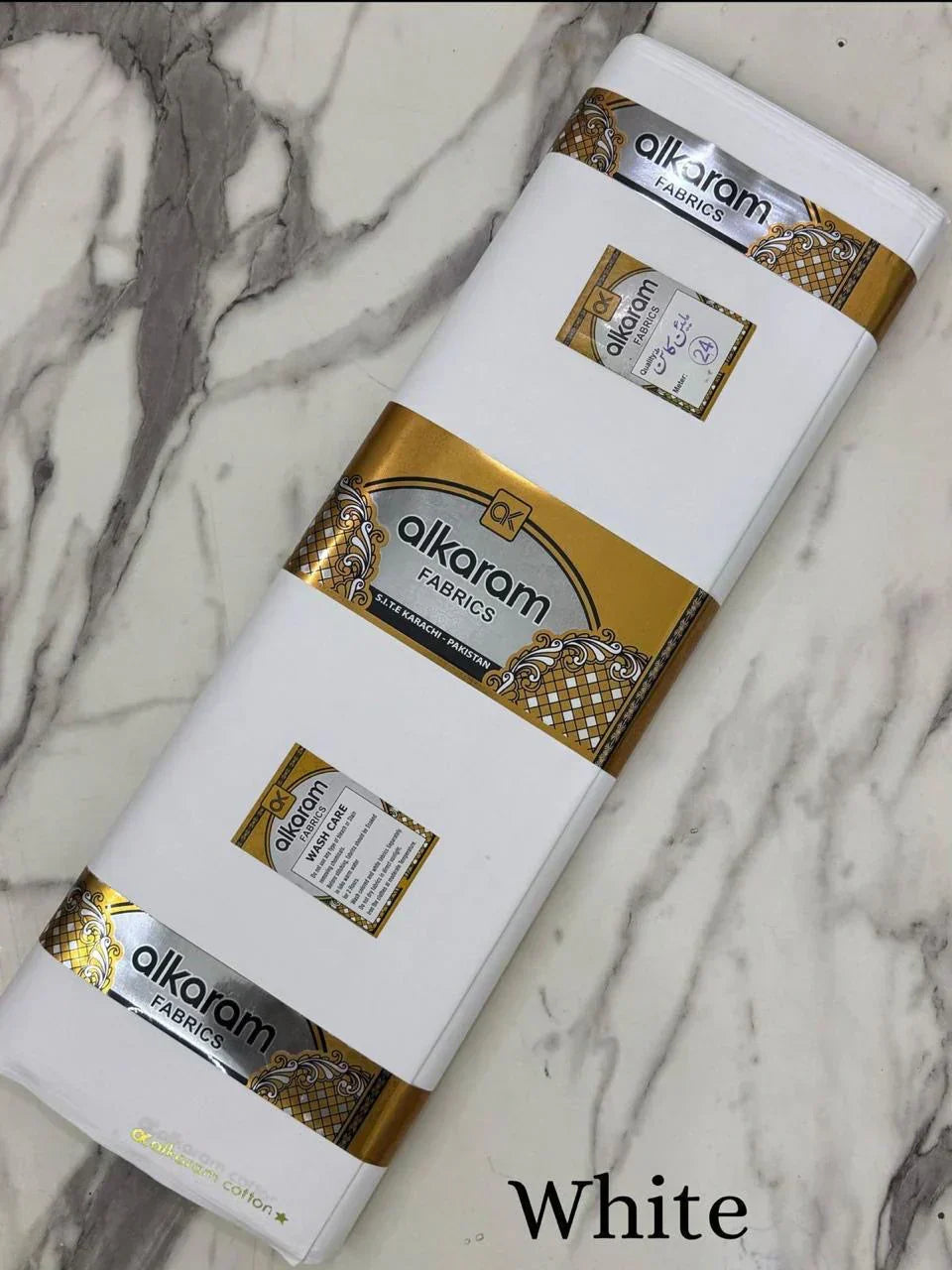 White Al Karam Cotton