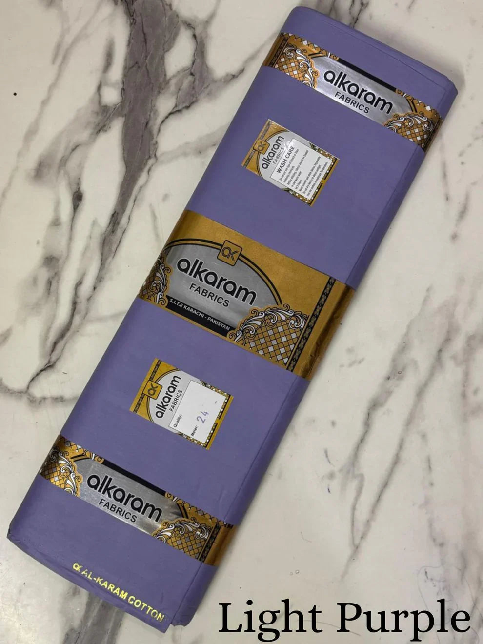 Light Purple Al Karam Cotton